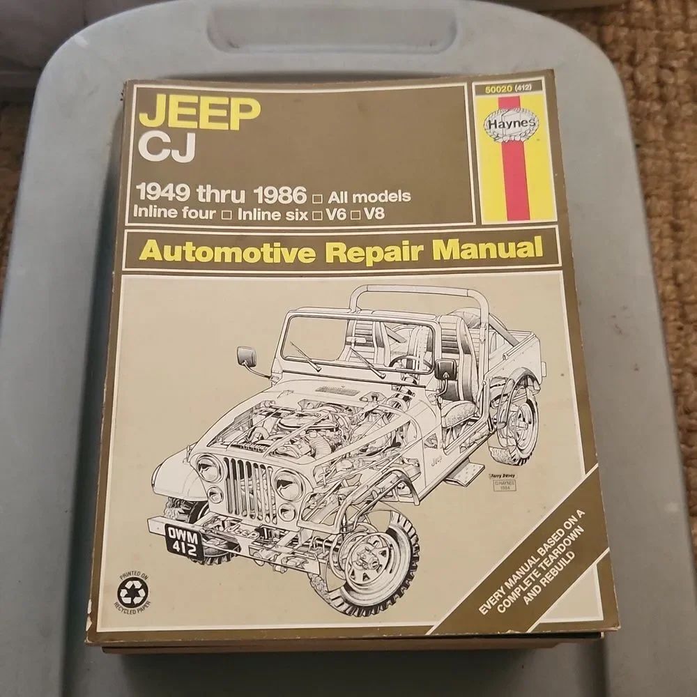Haynes Jeep CJ 1949-86 Repar Manual